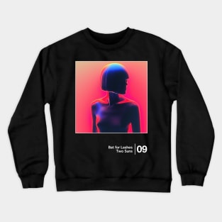 Bat for Lashes - Minimalist Style Graphic Design Artwork Crewneck Sweatshirt